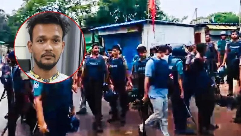 পুলিশকে লক্ষ্য করে ইট-ককটেল নিক্ষেপ, গোপন সুড়ঙ্গ দিয়ে পালাল ‘শীর্ষ সন্ত্রাসী’ বগা